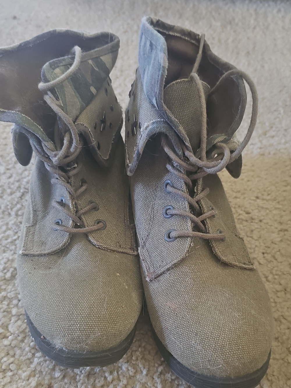 Womens Rock & Candy Lace Up Boots Size 8